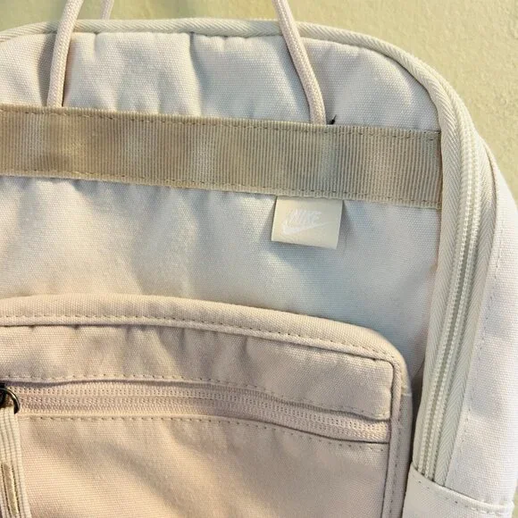 Nike Tanjun Mini Backpack Natural Sporty Athleisure Neutral Small Bag Athletic - Picture 3 of 9